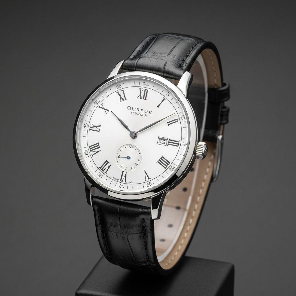 CHRONOS Heritage Classic silver dress watch