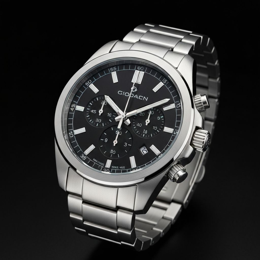CHRONOS Sport Chronograph black dial watch